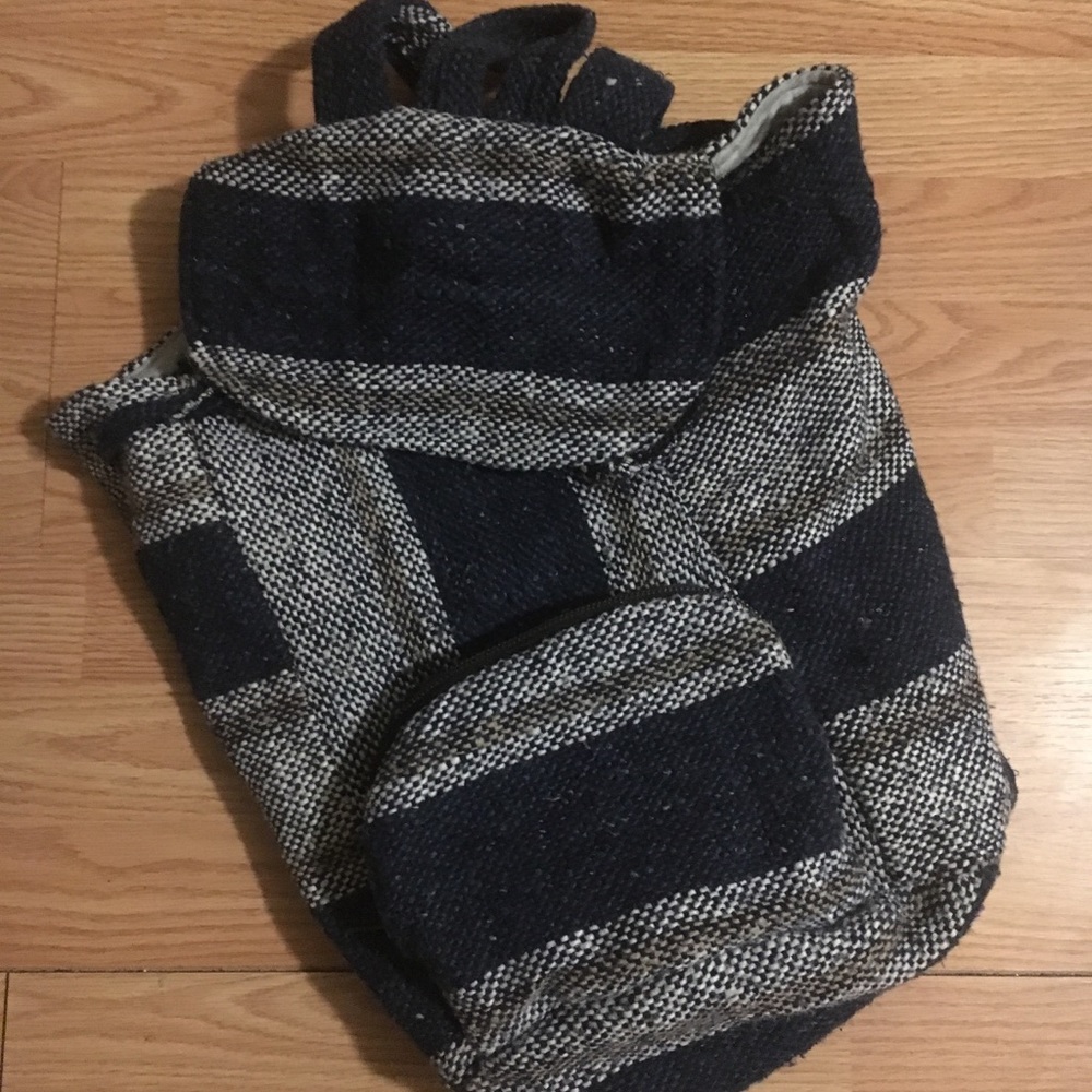 Cloth Patterned Backpack - image 1